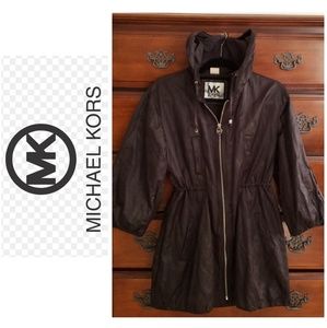 Michael Kors Hooded Trench/Raincoat